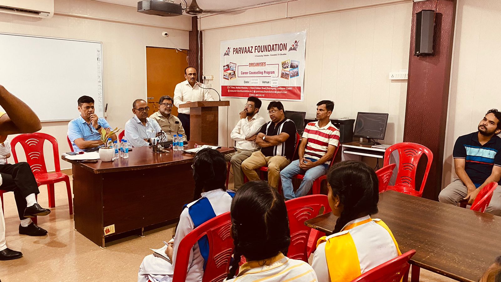 Parvaaz Foundation Career Counselling Session at Creative Convent Inter College, Lucknow 2023